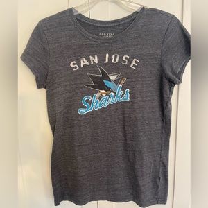 San Jose Sharks womens gray shirt large